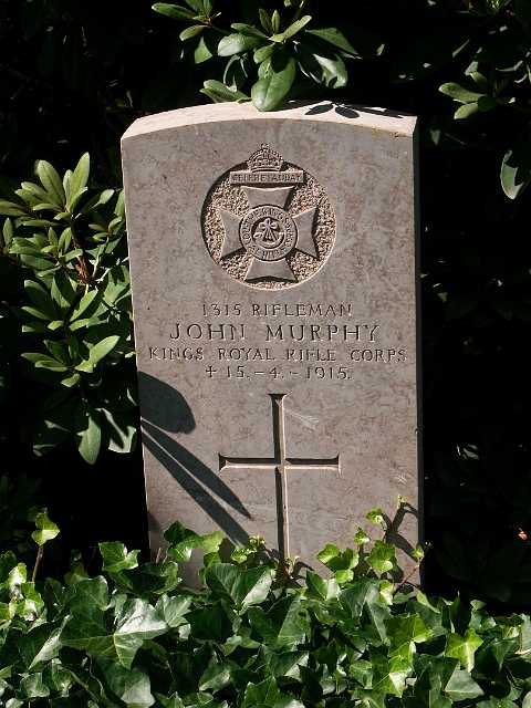 Murphy.JPG - John Murphy, Rifleman Kings Royal Rifles 